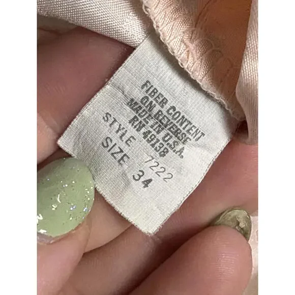 Vintage Coquette Silky Camisole Indulgence Made in USA Y2K Sleepwear - Picture 5 of 7